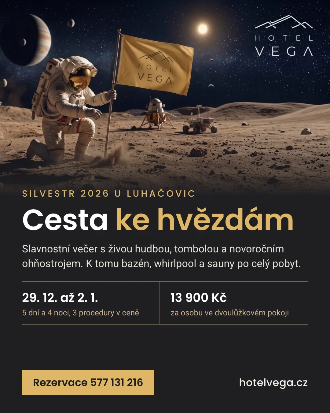 Silvestr a poukazy s cenou, kterou host opravdu dostane